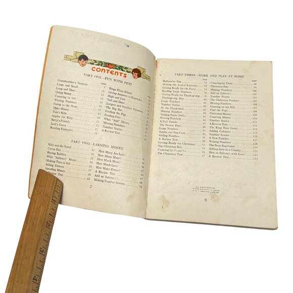 Vintage Home School Text PB Lot 4 Word Family Speller and Math Books 1960 - Picture 8 of 16